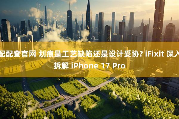 配配查官网 划痕是工艺缺陷还是设计妥协? iFixit 深入拆解 iPhone 17 Pro